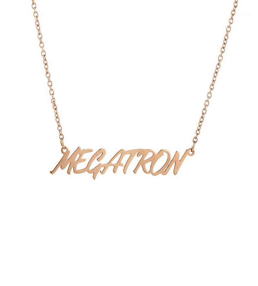 

Pendant Necklaces Fashion Uppercase Jewelry Custom Name Necklace Customized Personalized Stainless Steel Jewelry16541566