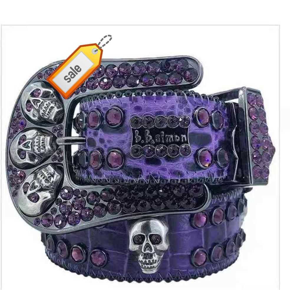

Fashion BB Belts for Women Mens Designer Simon Shiny Rhinestones Multicolor5