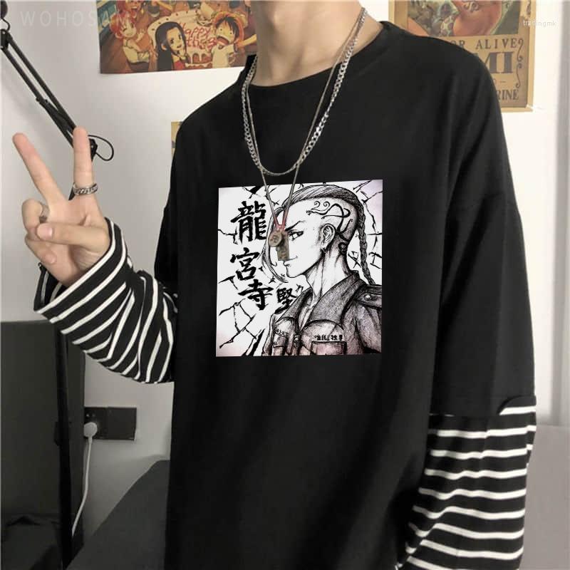 

Men' T Shirts Tokyo Revengers Cool Men Ryuuguuji Ken Summer Casual T-shirts Harajuku Japanese Anime Unisex Oversized Itself Gothic Tshirt