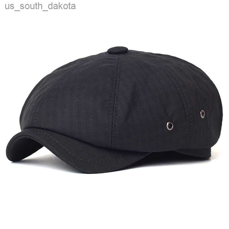 

Unisex Octagonal Cap Men Women Casual Solid Newsboy Hat Spring Summer Breathable Retro Beret Hat Wild Casual Hats Fashion Beret L230523, Khaki
