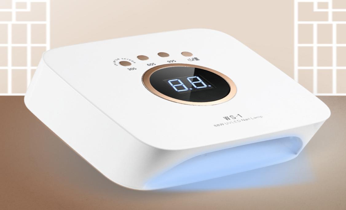 

88W Rechargeable LED Lamp for Nail Gel Lacquer Dryer Gelpolish Curing Light Cordless Manicure Machine Wireless Nail UV Lamp 2103055351486, Floral