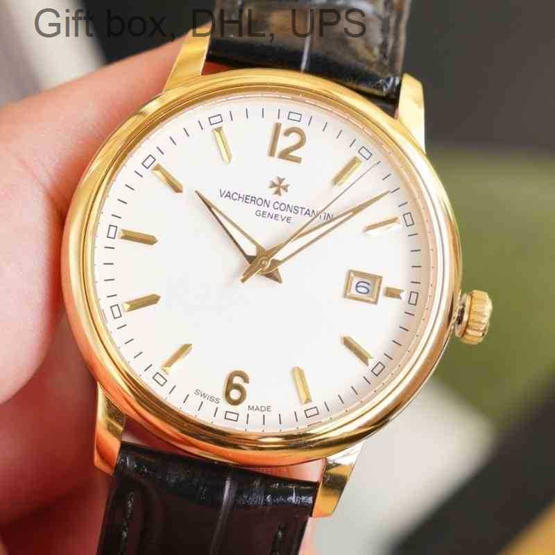 

Vacherosn SUPERCLONE patrlmon Luxury watch designer Swiss famous inheritance automatic mechanical men's belt luxury Watch Men's Business, Black