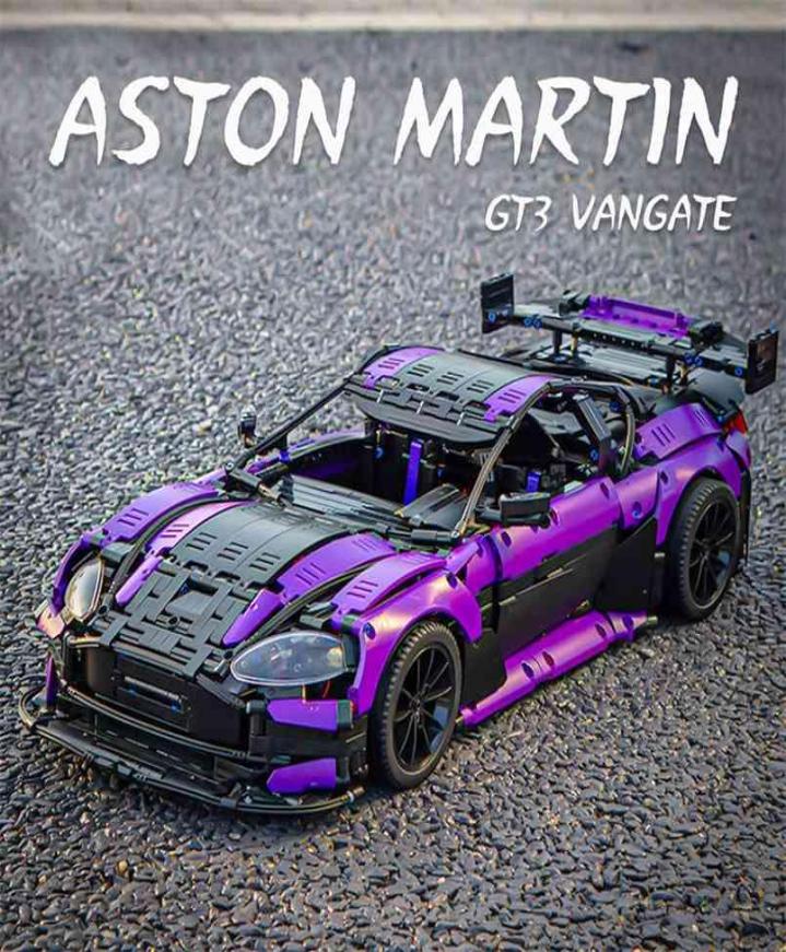 

creatoring Expert Technical Moc Super Racing Car C001 Aston DB5 Vantage RSR GTE Model Building block Modular brick Toy 2109015430424