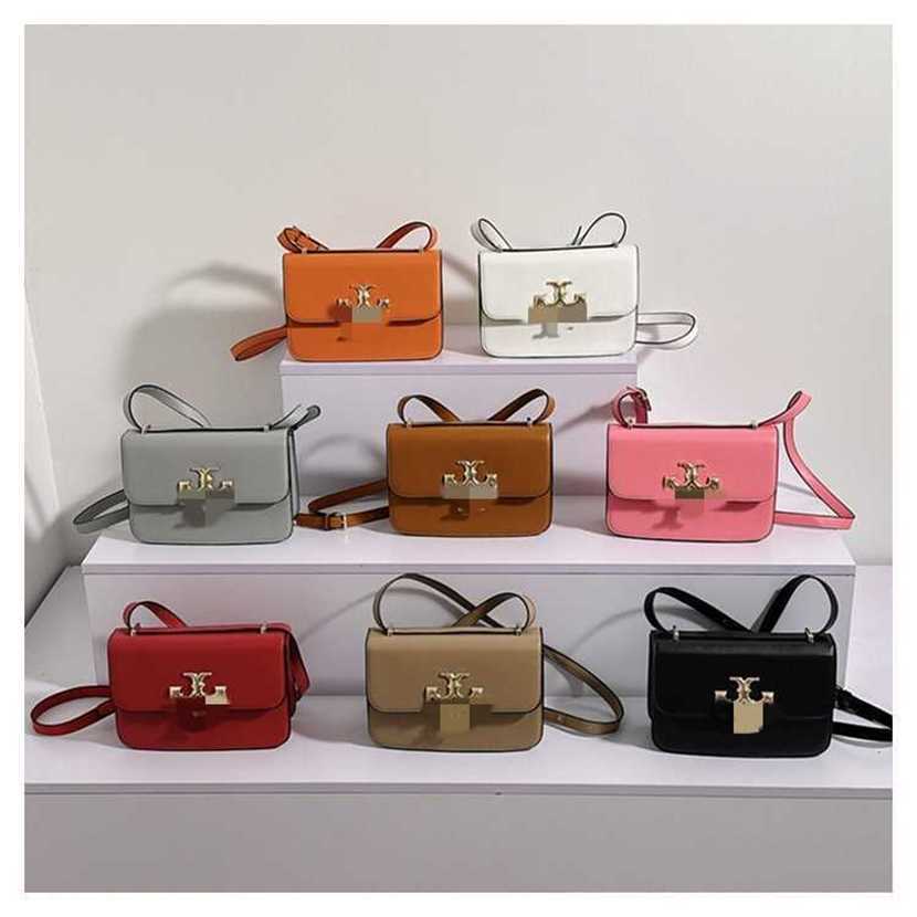 

Designer bag 2023 handbag New Shoulder Women's INS.com Popular Small Square Factory Goods Trend with Crossbody Large Capacity, Light brown16