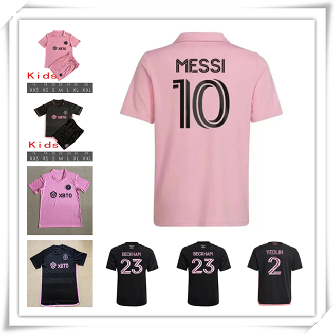 

2023 2024 Lionel MESSIS Inter Miami CF Soccer Jersey Matuidi HIGUAIN JEAN FRAY CAMPANA YEDLIN BECKHAM GREGORE MARTINEZ TAYLOR RUIZ Men Kids Kit Football Uniform, Men pink