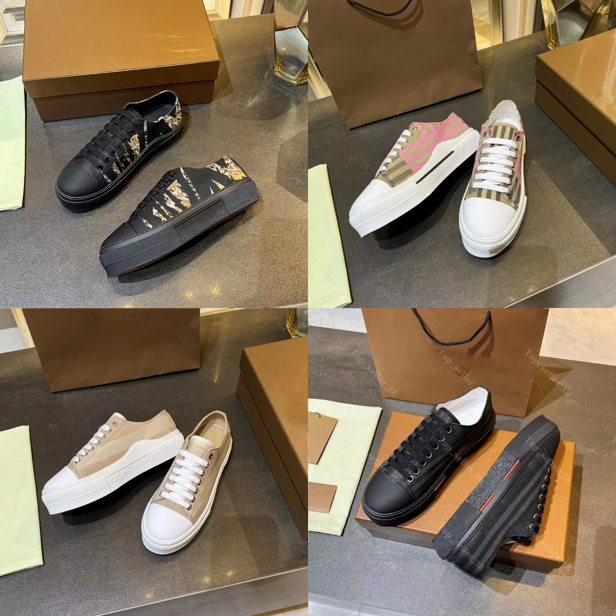 

Check Cotton Sneakers Designer Casual Shoes Vintage Canvas Sneaker Men Women Outdoor Shoes With Box, A3