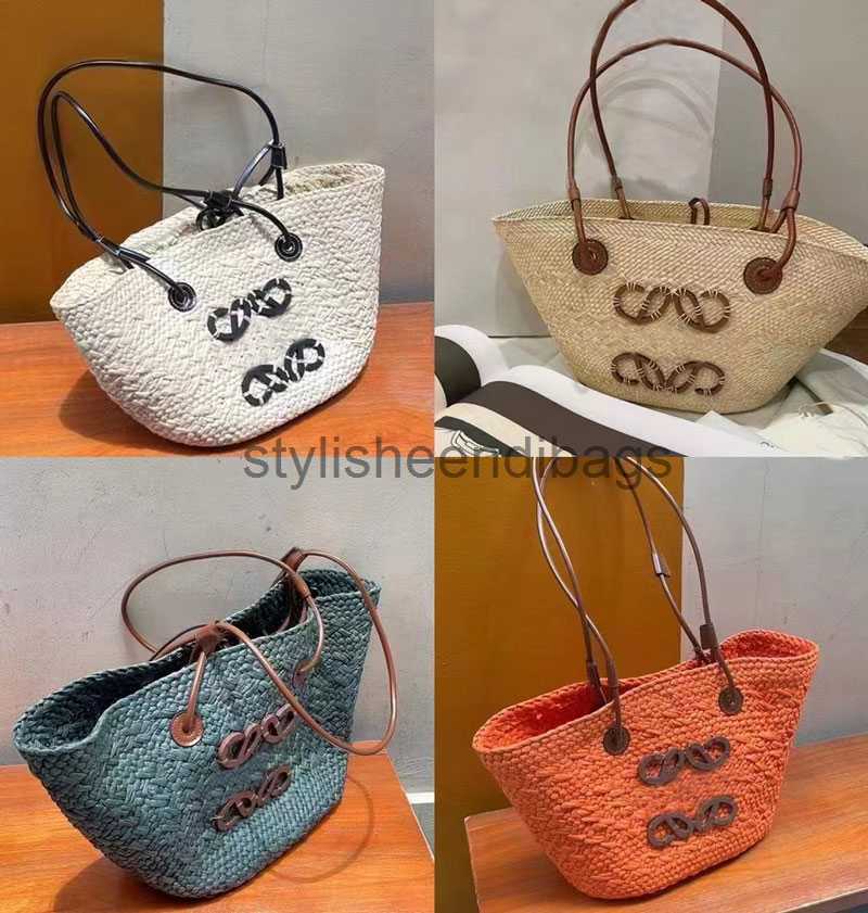 

Beach Women Straw Designer Vintage Shopping Bag Fashion Totes Bags Large Handbag Summer Travel Wear Decoration Classic Casual Tote