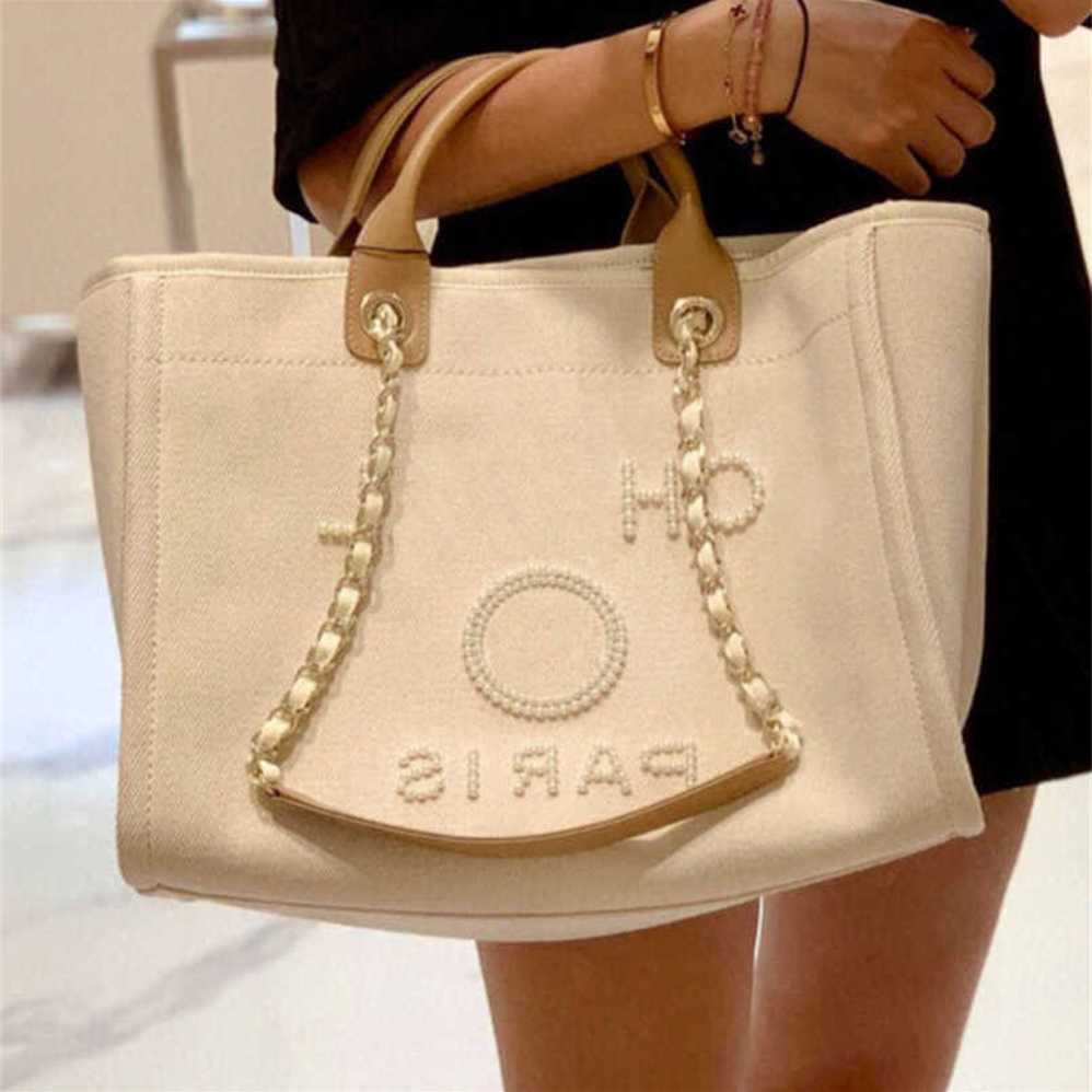 

Luxury Classic Women's Hand Canvas Beach Bag Tote Handbags Large Backpacks Capacity Small Chain Packs Big Crossbody WAO2 60% Factory Outlet Sale, Size45x30x15cm