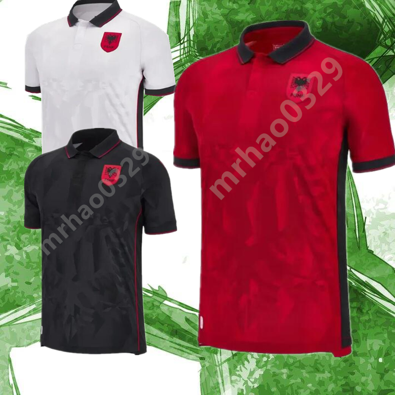 

23 24 Albania soccer jerseys National Team Kristjan Asllani Marash 2023 Home Away Third Kumbulla Myrto Uzuni Nedim Bajrami new sport Men Size S-XXL Football shirt