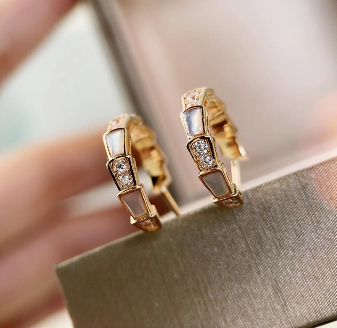 

S925 silver half shape with nature shell and diamond hook earring for women girl friend wedding jewelry gift PS37428919381