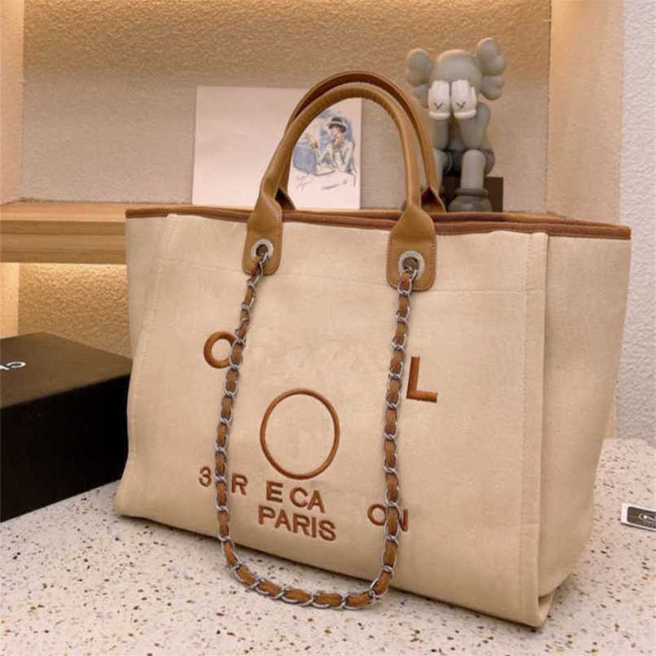 

Luxury Women's Hand Beach Bag Embroidered Canvas Chain Backpack Evening Handbags Pearl Big Small Backpacks Urwu factory outlet 90% off