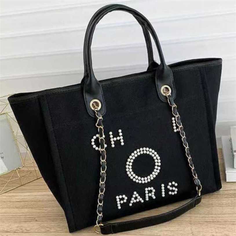 

Luxury Women's Hand Canvas Beach Bag Tote Handbags Classic Large Backpacks Capacity Small Chain Packs Big Crossbody 8PMY us 90% off outlet online, Beige