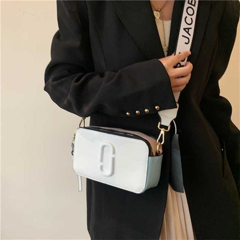 

Designer bag 2023 handbag New Bags Trend Versatile Advanced Sense INS Small Design Wide Strap Single Shoulder Crossbody Women's, White9