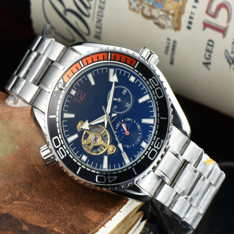 

Fashion Watch Men Watch Skeleton Tourbillon Hand-winding Mechanical Automatic Watch Classic Stainless Steel Strap Watches Gentleman Business, 17