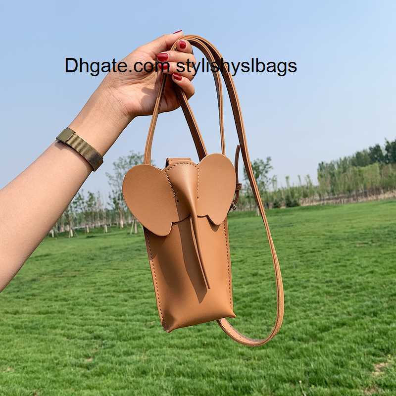 

Evening Bags Luxury New Women's Shoulder Bags Brand Handbag PU Leather Crossbody Bag Designer Elephant Mobile Phone Bag Female Shopper Purses, Yellow shoulder bag