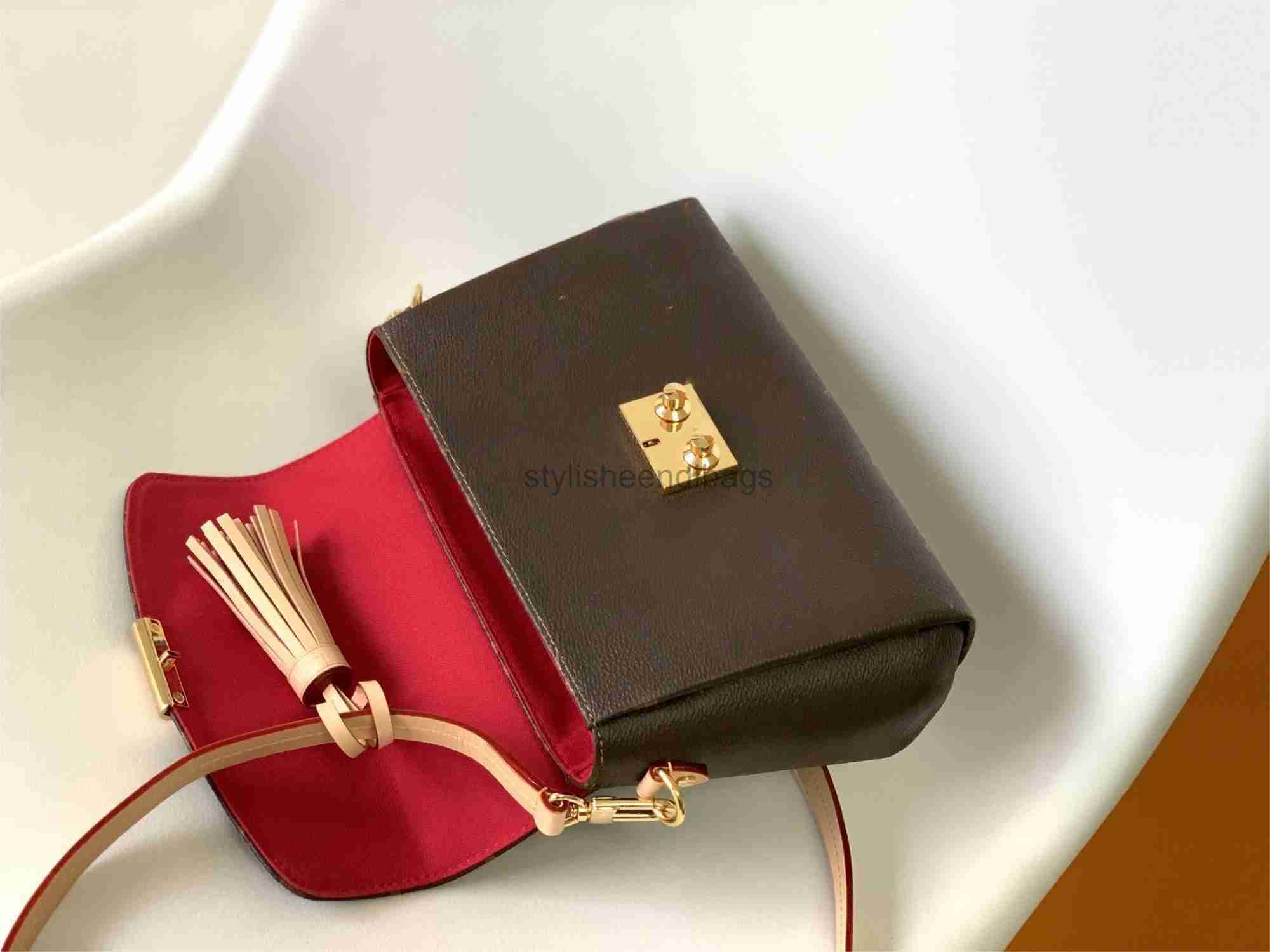 

Shoulder Bags 10A Designers Classic CROISETTE High quality shoulder bags leather handbags ladies fashion crossbodys totes bag purse wallet backpack, Brown flower