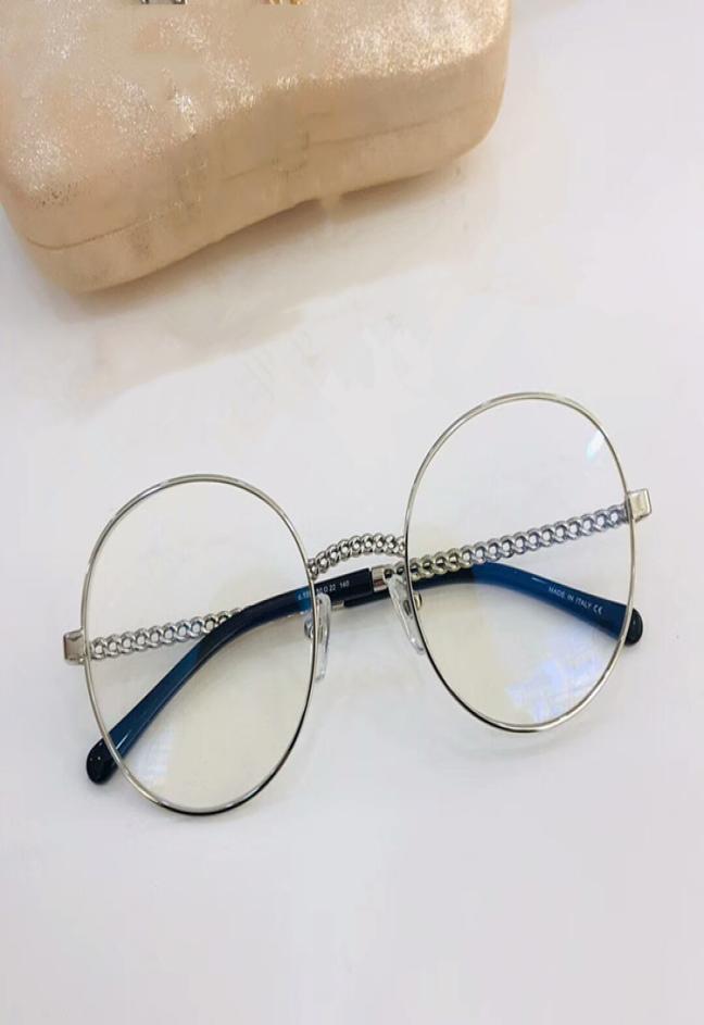 

2020 New HC2186 metal glasses Exqusite chain design circular fashion glasses frame 5022140 prescription glasses frame full box hi4816320