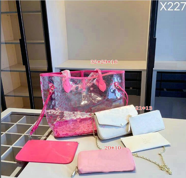 

designer Hot Women Handbag Brown Flower Tote Bags Shopping Bag Shoulder Crossbody Purse Fashion Leather Large Capacity Classic Letter Clutch Purses yu76, Pink