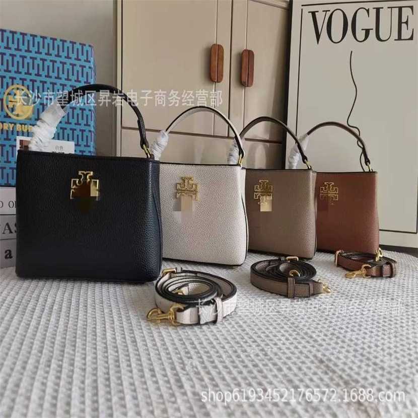 

Designer bag 2023 handbag TB New Litchi Pattern Soft Cow Leather Handheld Princess, White6