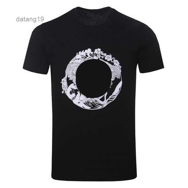 

Men's Tee Shirt Designer Medusa Letterpress Casual Summer 100% Cotton Breathable Crease Resistant Oversized and Women's High NR77, Gold