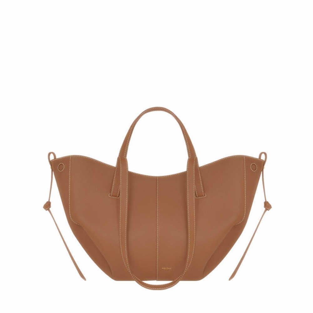 

Shoulder Bags Polene Cyme Tote Bag Full-Grain Textured Leather Designer Magnetic Buckle Closure Handbag Women Suede Inner Lining Luxury2023