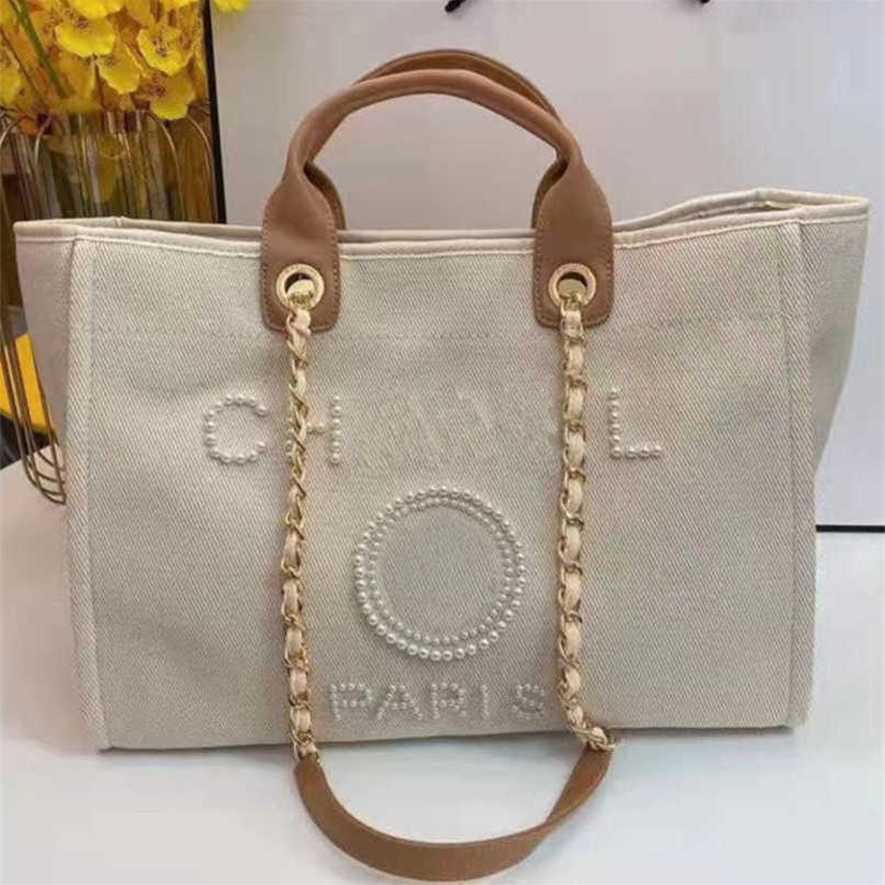 

Women's Classic Luxury Hand Canvas Beach Bag Tote Handbags Large Backpacks Capacity Small Chain Packs Big Crossbody M0X2 us outlet online 70% off, Beige