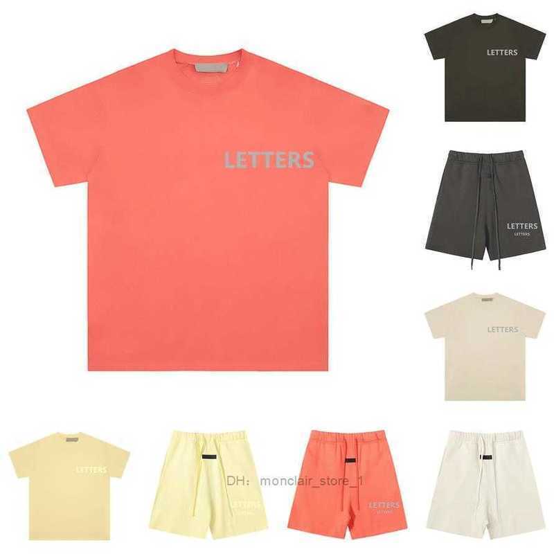 

Designer Mens T-shirt Brand Essentail Short Sleeve Print Tracksuit Sportwear Shorts Casual Fitness Sets for Woman Asian Size O0emb81v