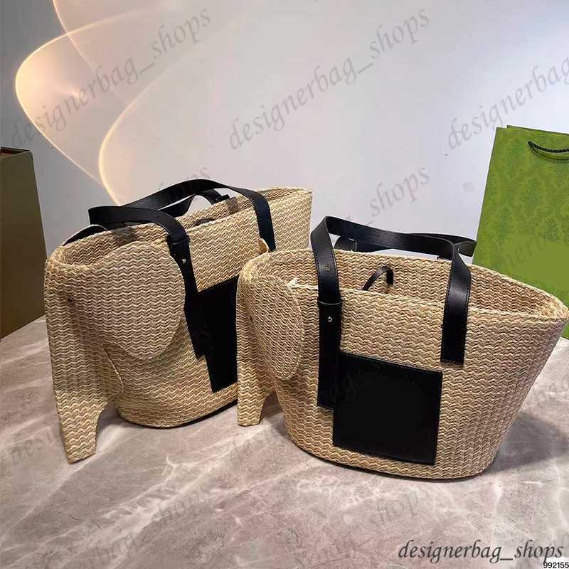 

Elephant Decoration Beach Bag Designer Raffia Woven Bag straw bag Handbag Multi Color Two Specifications Large Capacity Women's Handbag 2023 Bucket Bag 230407, Red