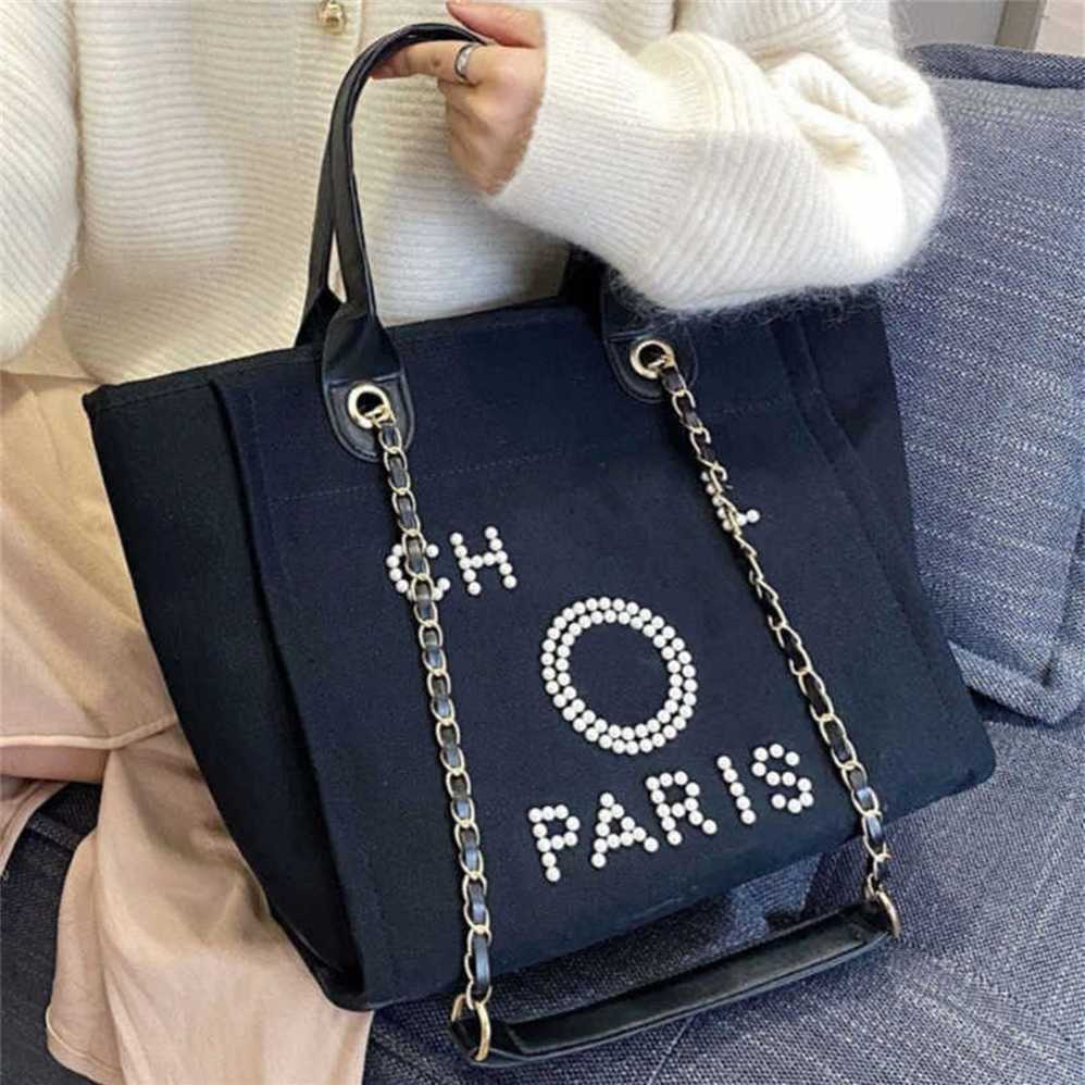 

Classic Luxury Women's Hand Canvas Beach Bag Tote Handbags Large Backpacks Capacity Small Chain Packs Big Crossbody RU7I 60% Factory Outlet Sale, Size45x30x15cm
