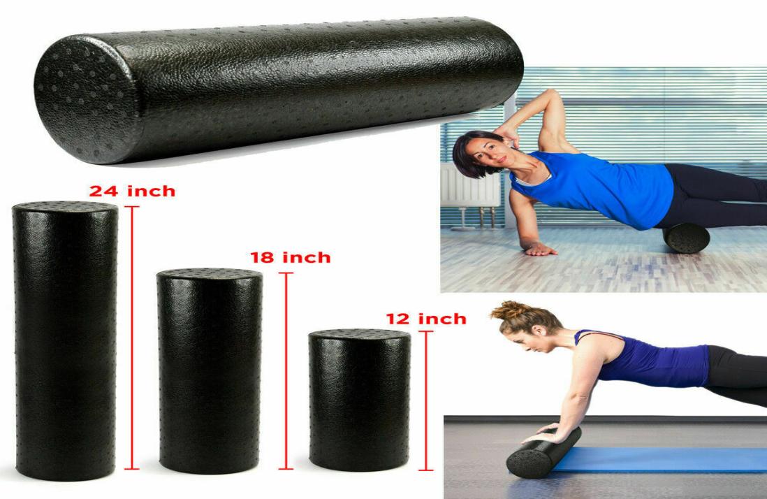 

EVA Yoga Foam Roller Physio Back Training Pilates GYM Home Back Exercise Massage9832795