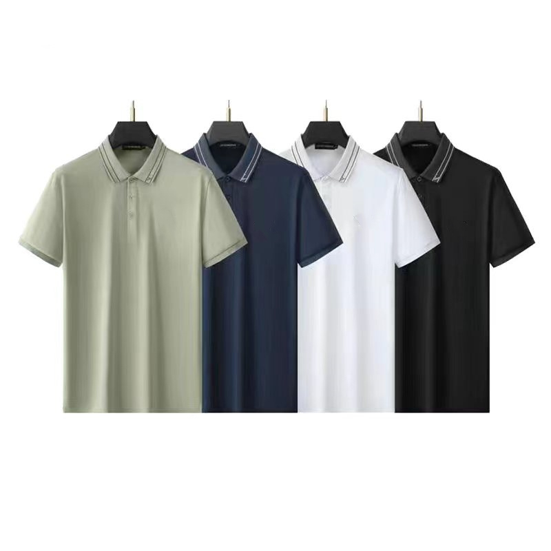 

Men's polo shirt chest letter men's designer T-shirt short sleeve shirt oversized loose casual T-shirt cotton top men's women'sYM-3XL