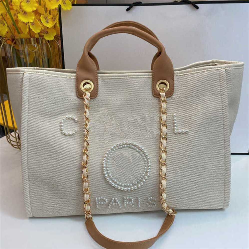 

Women's Luxury Hand Canvas Beach Bag Tote Handbags Classic Large Backpacks Capacity Small Chain Packs Big Crossbody 7PAS 60% Factory Outlet Sale, Beige