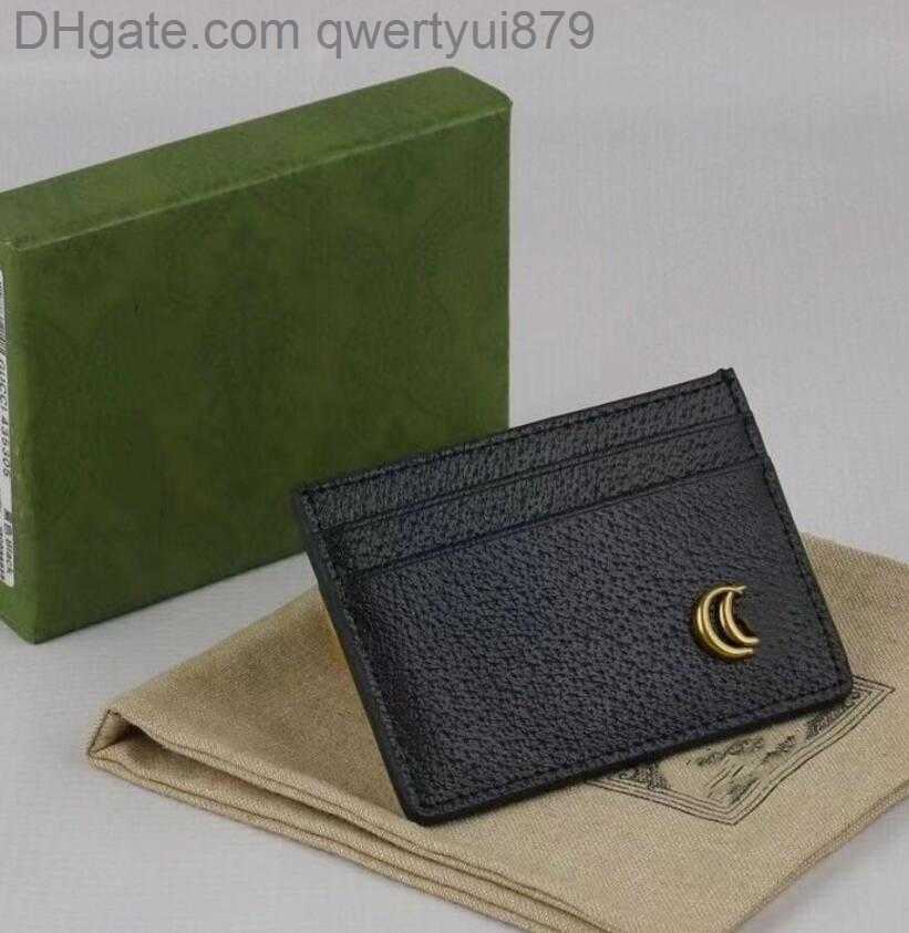 

Card Holders Credit card wallet package coin pack France designer wallets Brown Checkered Leather Bank mini clutch bag classic style with box