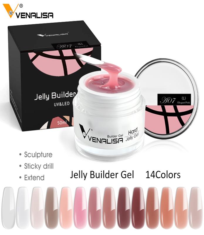 

30G New Jelly color uv gel LedUV Extend Sculpture Nail Gel clear uv Builder Camouflage milky white somke pink nail art5815417, Beige