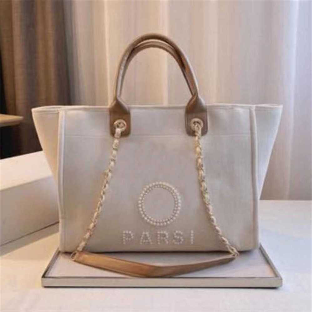 

Luxury Classic Women's Hand Canvas Beach Bag Tote Handbags Large Backpacks Capacity Small Chain Packs Big Crossbody I7A8 60% Factory Outlet Sale, Size45x30x15cm