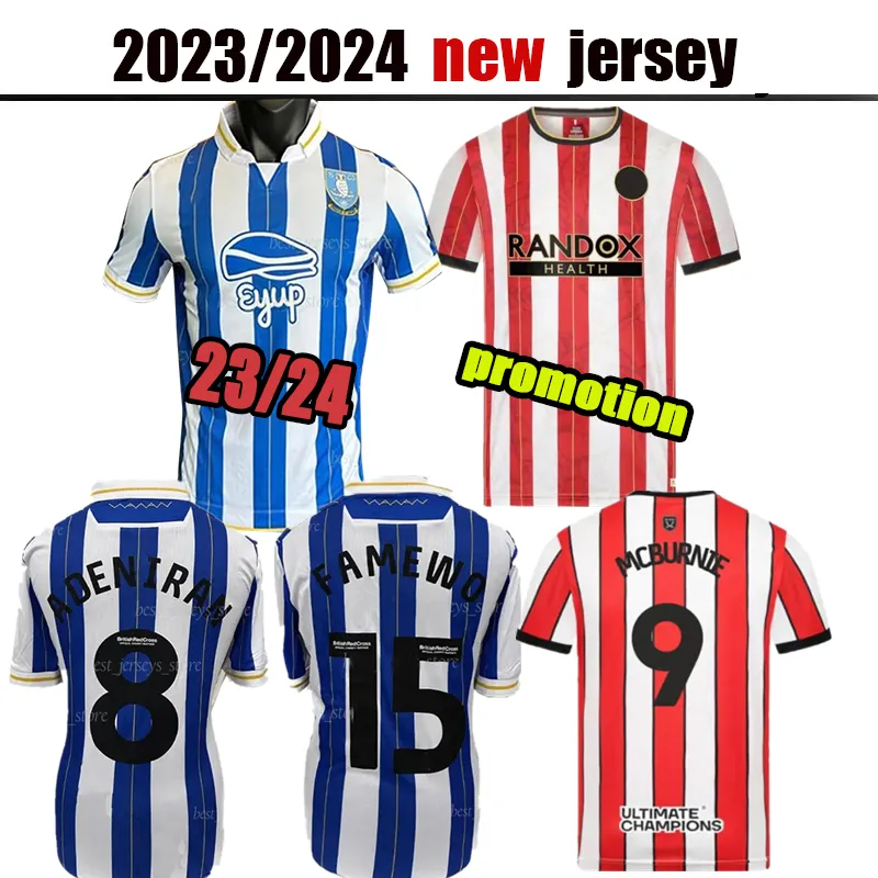 

SHEFFIELD 22 23 24 Soccer Jerseys Limited Edition Promotion Sander Berge UNITEDS John Egan Rhian Brewster Anel Ahmedhodzic Oliver Jayden Special Football Shirts, Third adult