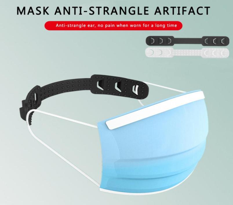 

1 PCS Mask Rope Extension Buckle Mask Hook Prevent Pain Earpulling Hook Strap Holder Extension For Ear Protector TPU1730398