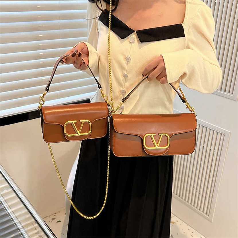 

Designer bag 2023 handbag New Korean Edition INS Trendy Simple Crossbody Women's Single Shoulder Chain Underarm, Black large