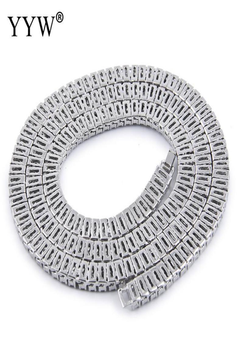 

whole Hip Hop Gold Chain Tennis Necklace Chain 20 inch 30inch Mens Punk Iced Out Rhinestone Necklace3547207