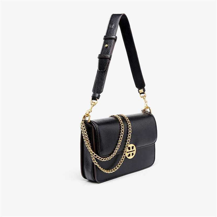 

Designer bag 2023 handbag TB High end Fashionable Chain Small Women's New White Organ Single Shoulder Crossbody, Black - large