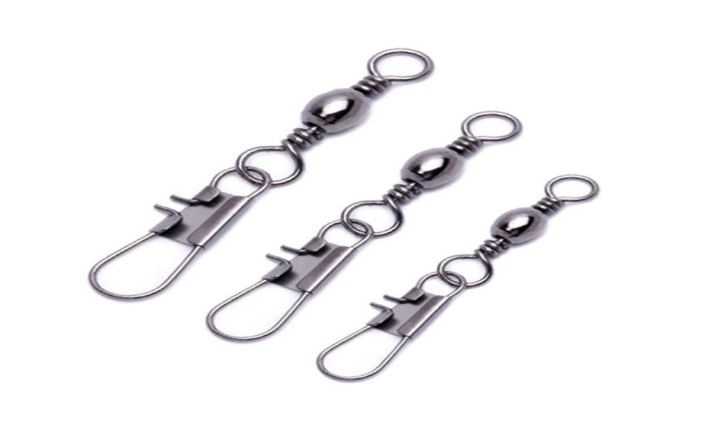 

Swivels Interlock Snap Fishing Lure Tackles Gear Accessories Connector Copper Swivels Pin Bearing Rolling Solid Fish Tool1144654