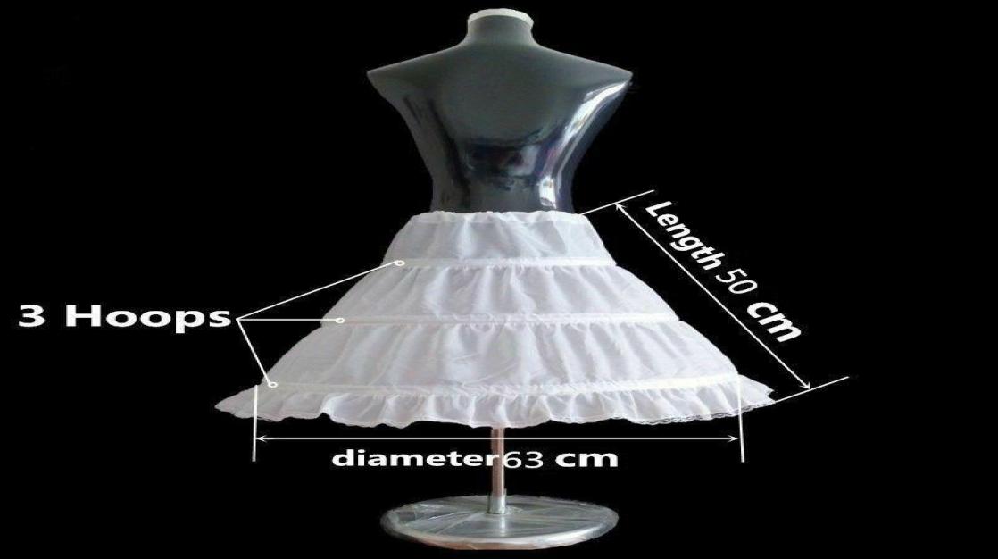 

Flower Girls 3Hoop Crinoline Slips Children A Costume Petticoat Underskirt Kid Toddler Baby Girl Skirts3392198, Gray