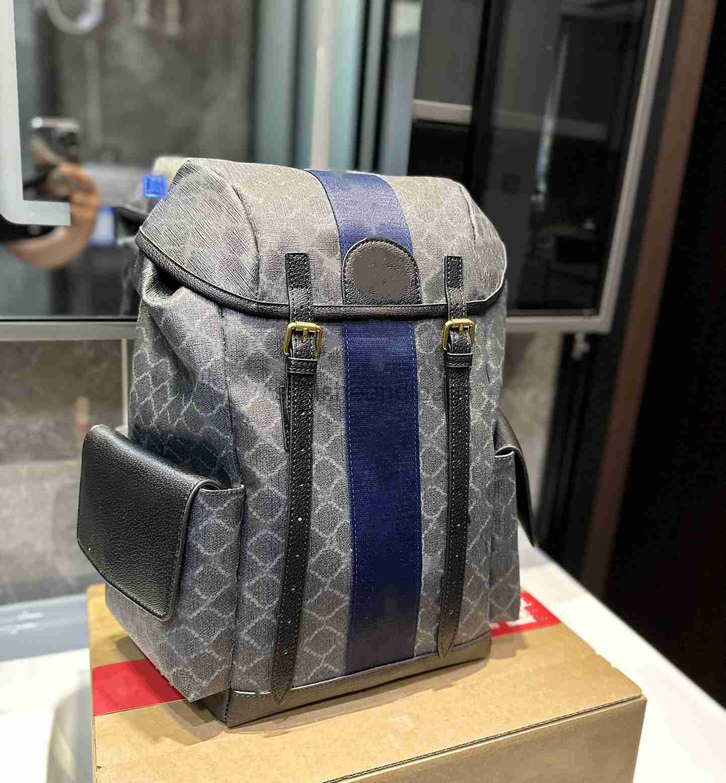 

Style Designer Backpack for Man Woman Duffel Bags Classic Large Capacity Carry on Men Women Fashion School Bookbag Luxury Travel Bag Black Backpacks, #4