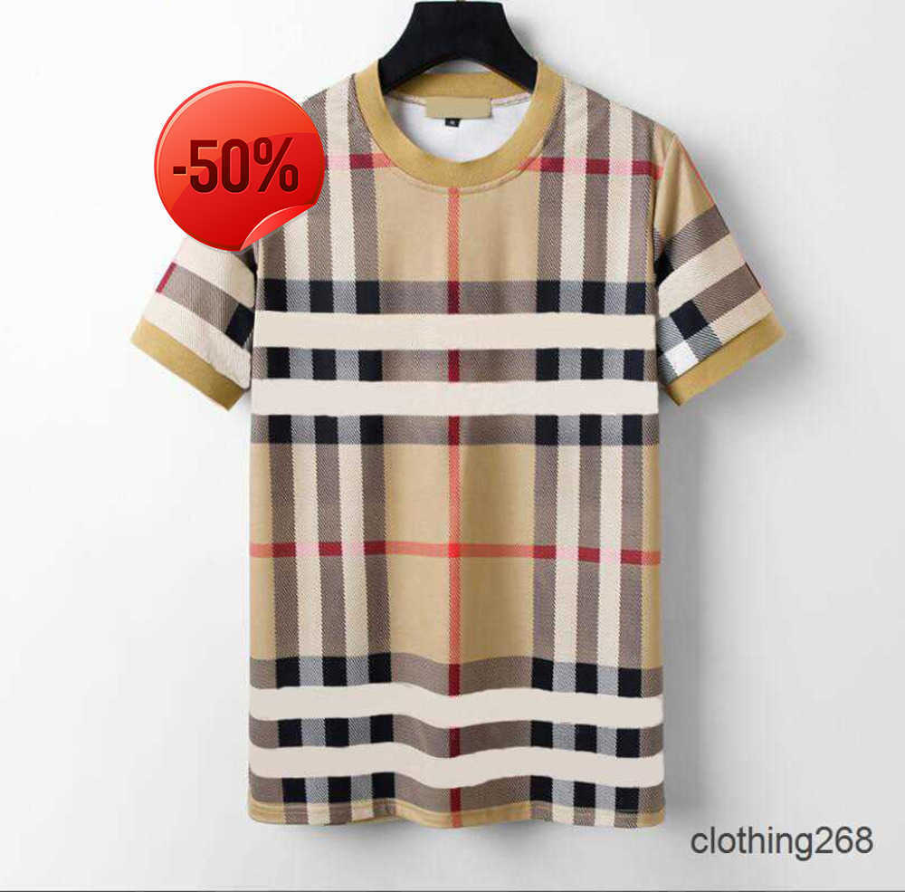 

23ss Designers T shirt Summer burbrerys Europe Paris Polos American Stars Fashion Mens tshirts Star Satin Cotton Casual t-shirt Women mans Tees Black T-shirt, Brown