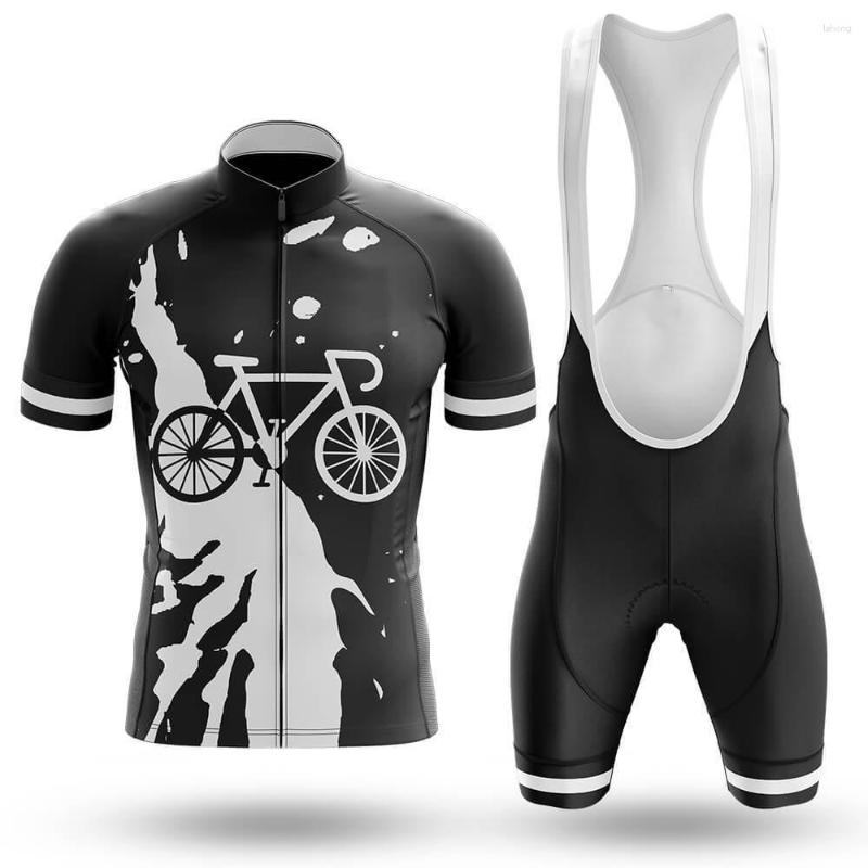 

Racing Sets 2023 Vintage Bike Cycling Jersey Set Sports Team Men Clothing Quick Dry Summer Sleeve Shirt Bib Short Gel Pad, Only bib shorts