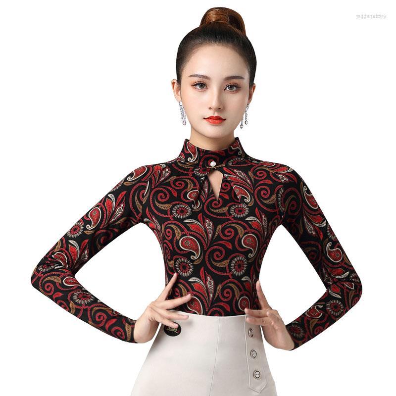 

Stage Wear Dance Costumes Dancing Long Female Adult Latin Sleeves, See chart