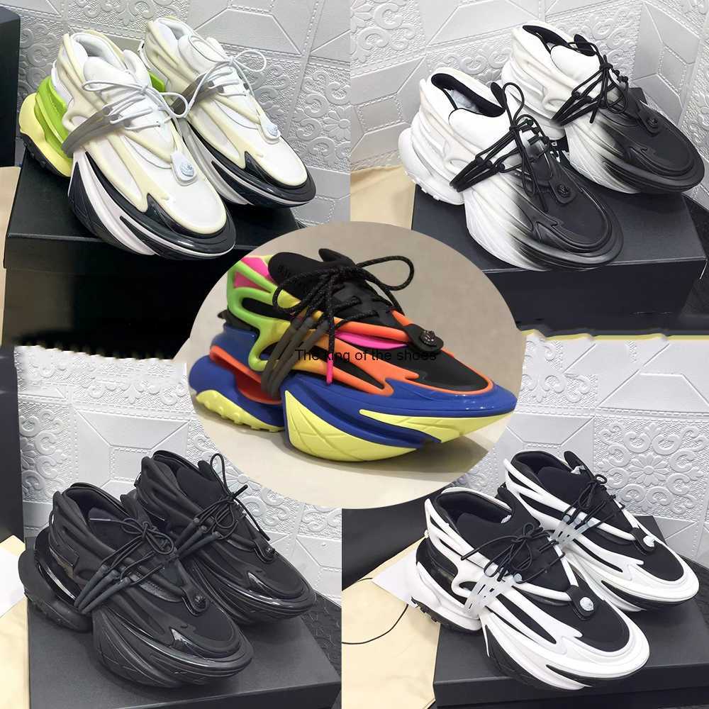 

2023 New Fashion Casual Shoes Space Shoes Men Women Designer UNICORN cotton Metaverse Sneakers Trainers Runner Outdoor Sport Shoe 35-46, Black red