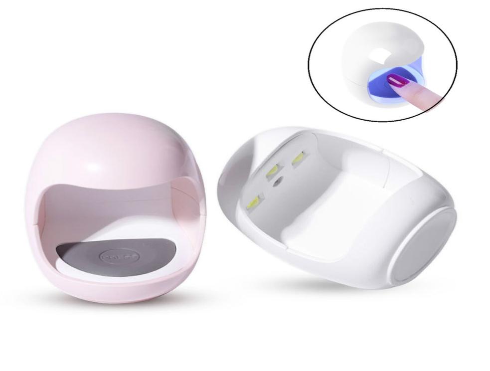 

Mini Nail Lamp One Finger 3W USB UV LED Lamps Nails Art Manicure Tools 30S Fast Drying Curing Light for Gel Polish2402500, White