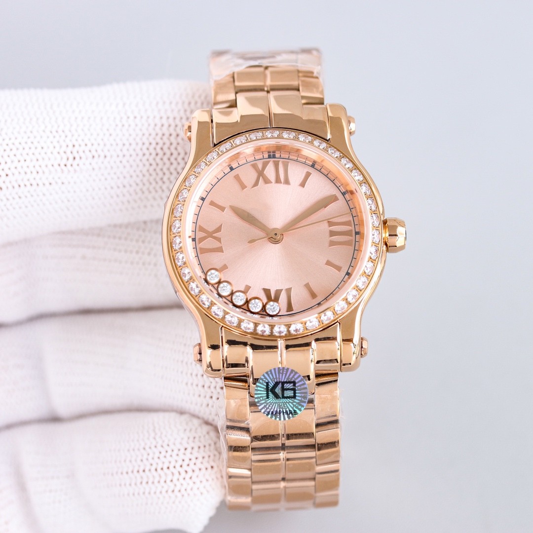 

Goddess series, women's watch, iconic case design with champagne dial, watch equipped with self-winding movement, watch diameter 30 mm, Goddess watch ceiling