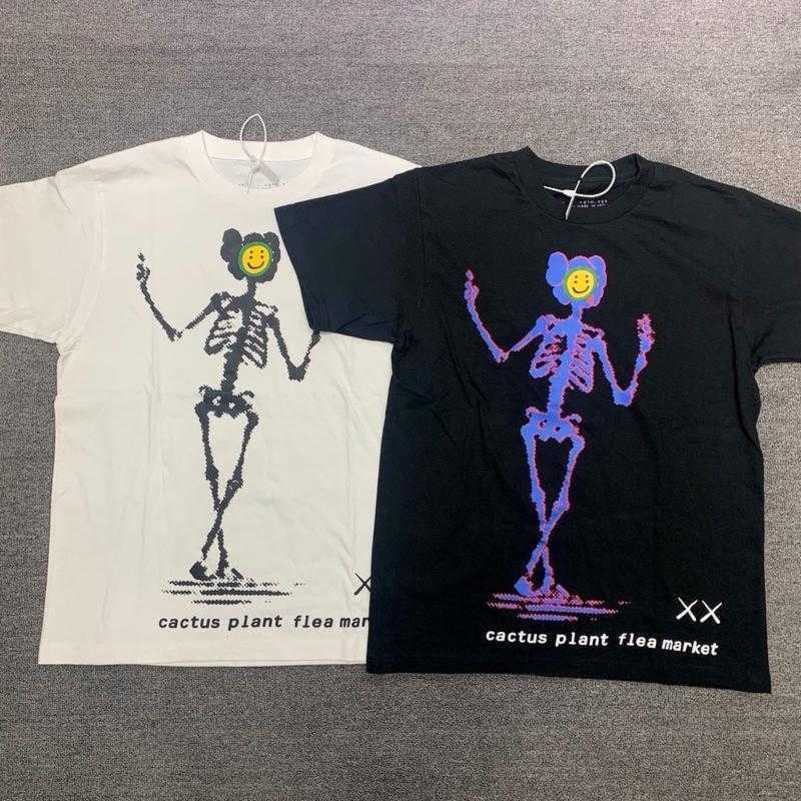 

Men's T-Shirts 22SS Classic Skeleton Print CPFM.XYZ T Shirt Men Women EU Size 100% Cotton CPFM Tees Fashion Summer Haikyuu Techwear stussys, Black